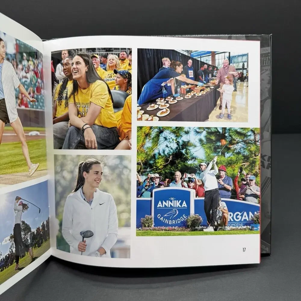 2025 Panini Caitlin Clark Chronicles Exclusive Hardcover Book Only No Cards